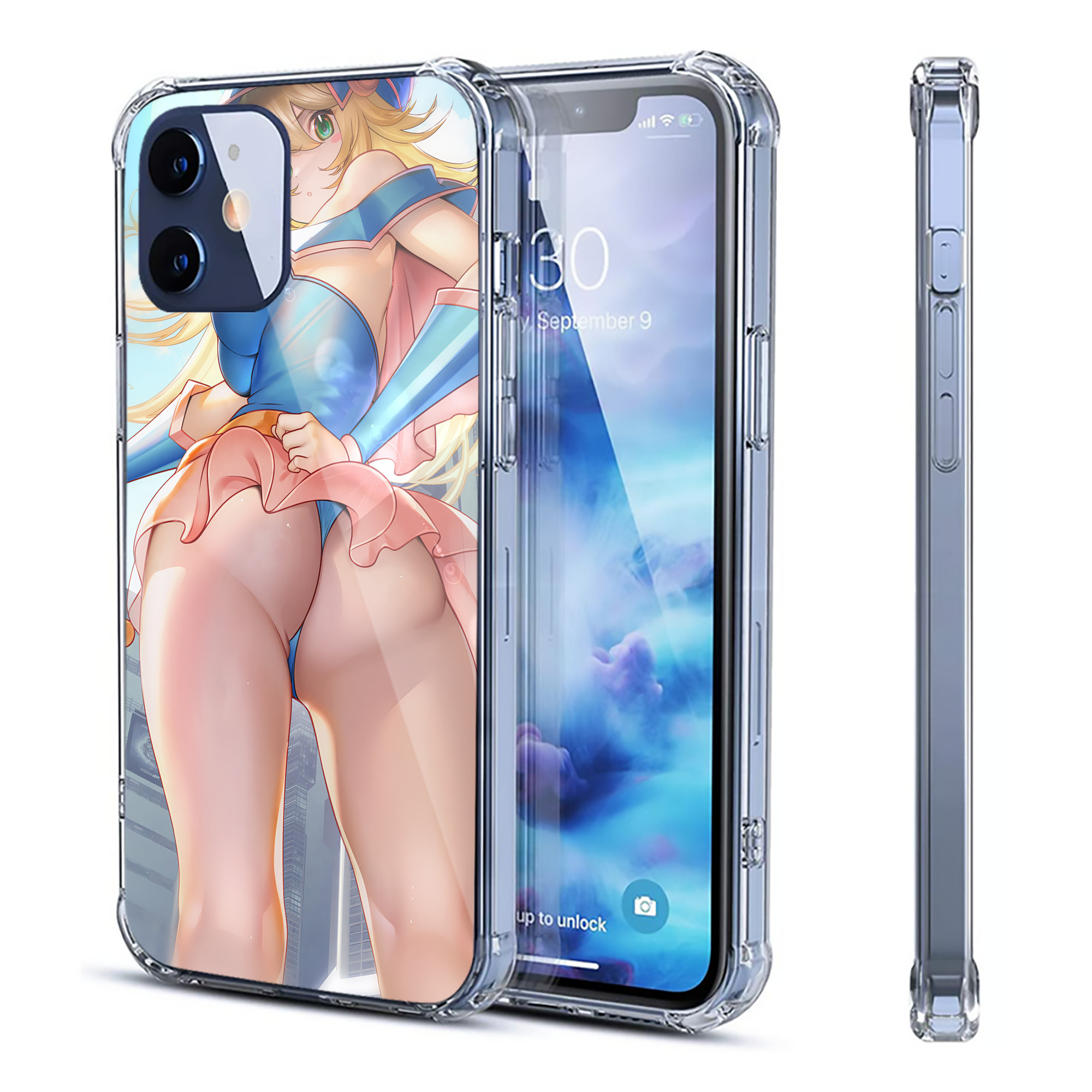 （画像用） 遊☆戯☆王 Yu-Gi-Oh! 【iPhone 12シリーズ対応】透明スマホケース（クリアソフトケース）